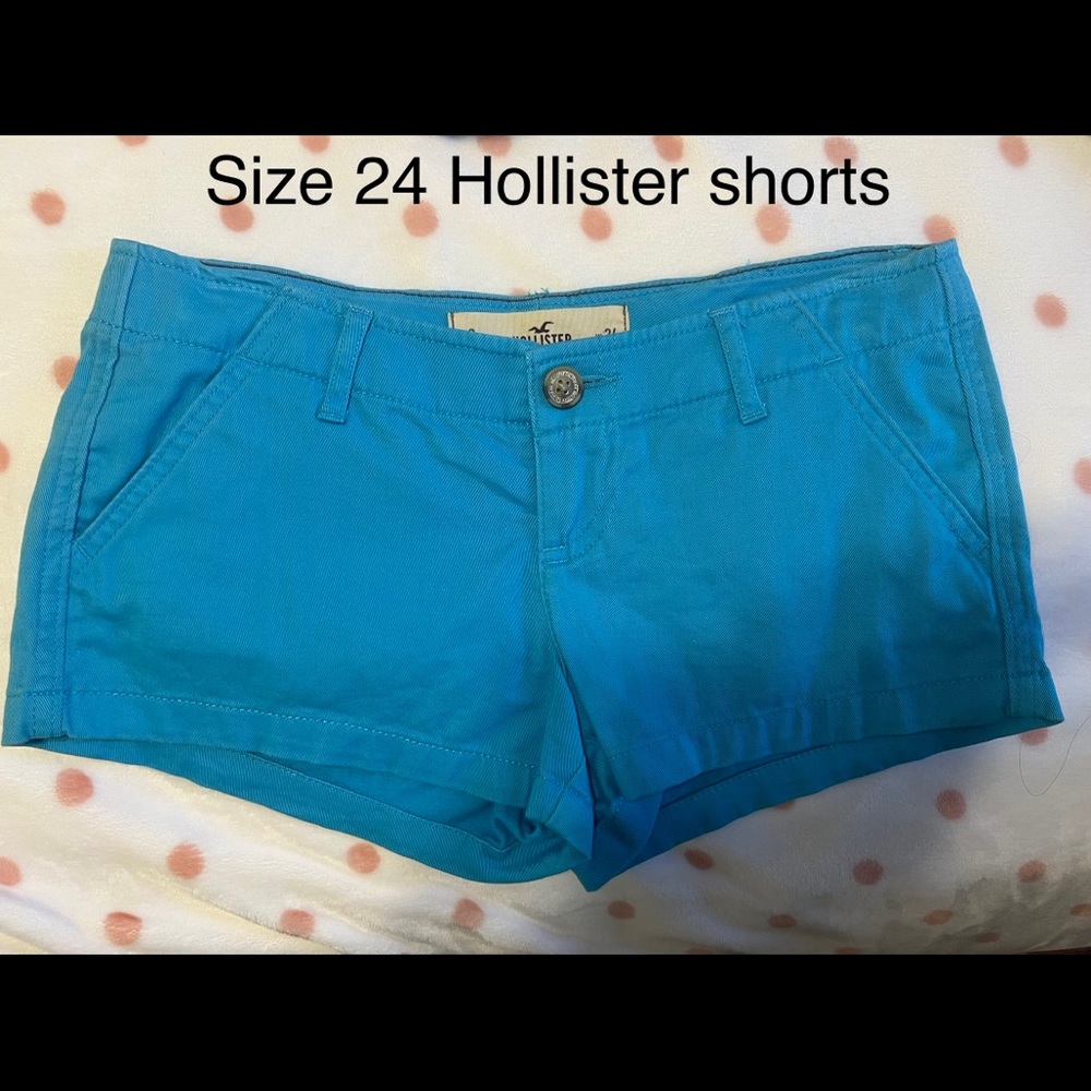 Blue Hollister shorts